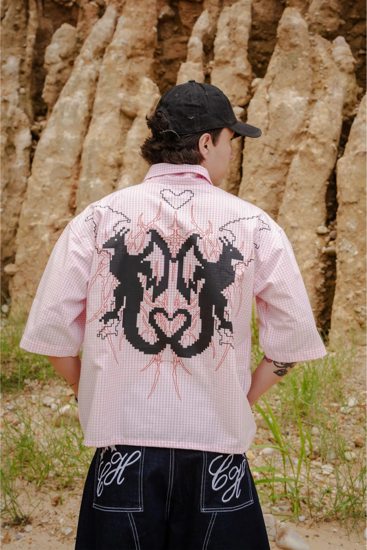 CAMISA CON ALAMARES VOW OF FLAME - Image 3