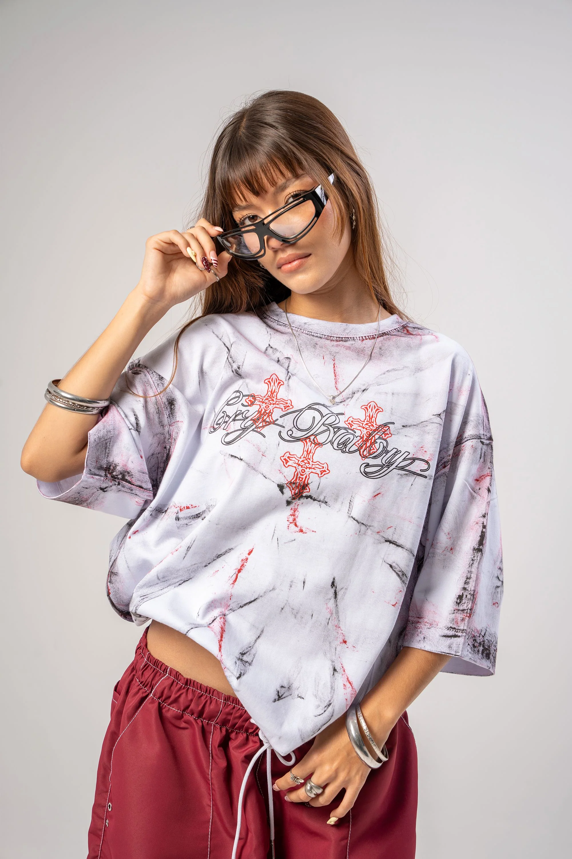 Camiseta Distressed Cry baby - Image 2